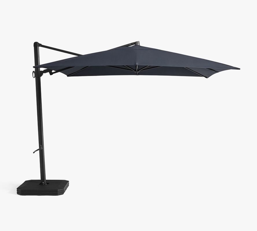 Ombrello esterno impermeabile AJUNION Ombrello a cantilever in alluminio di grandi dimensioni con base