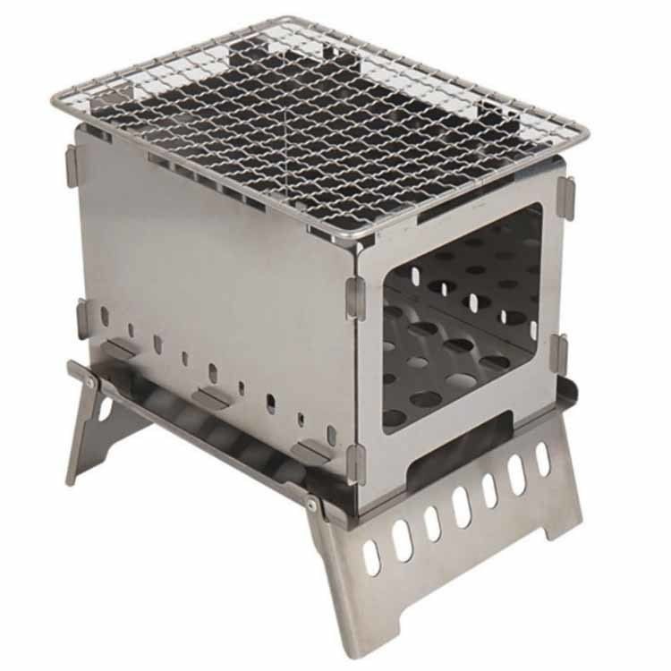 20*15*21 cm o OEM Fuoco Pits Mini piatto pieghevole in acciaio inossidabile per campeggi per picnic