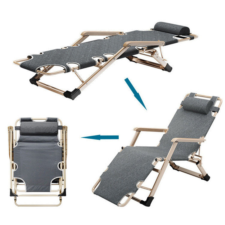 Modern Design Outdoor Foldable Chaise Lounge Chair per patio giardino spiaggia e piscina