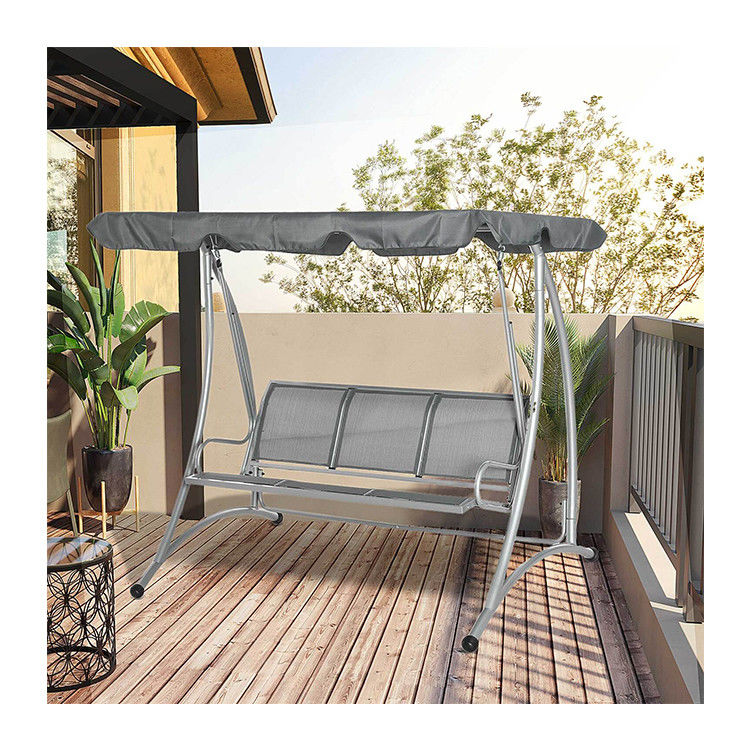 190L x 130W x 172H cm Garden Hammock Bench Swing con Canopy regolabile di AJUNION