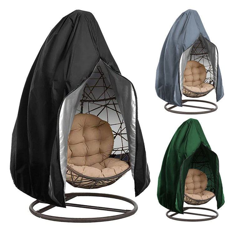 600D Oxford PVC Single Hanging Swing Chair Coperture antipolvere per giardino esterno