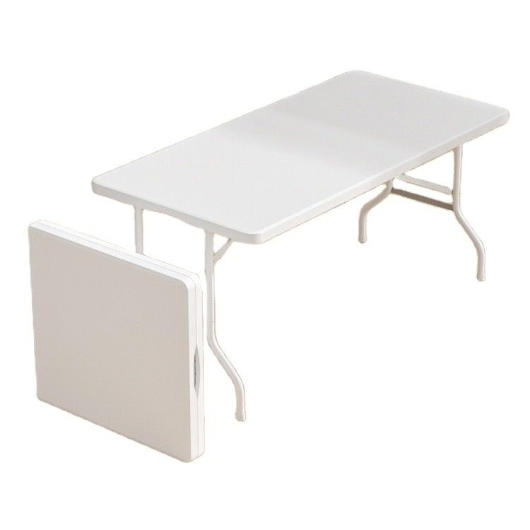 Moderno Disegno Tavolo di banchetto pieghevole portatile in plastica bianca per il picnic