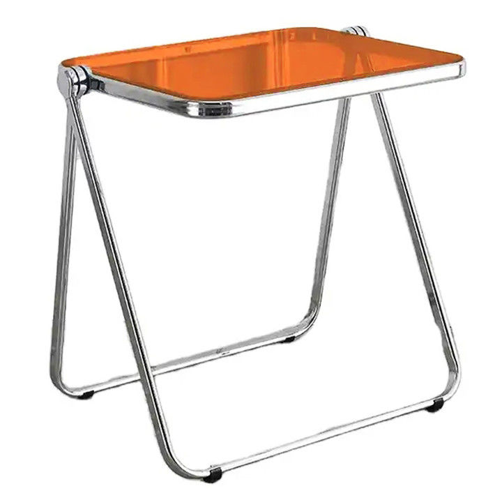 Metallo e plastica pieghevole Picnic Dining Tavolo da caffè per moderno giardino esterno soggiorno