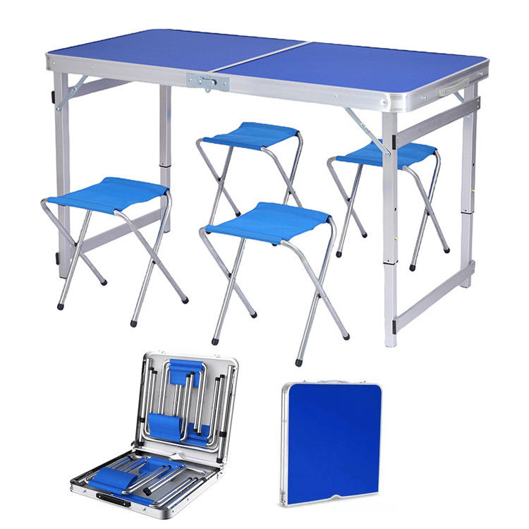 Moderno design pieghevole portabile tavolo e sedia set per barbecue spiaggia picnic campeggio