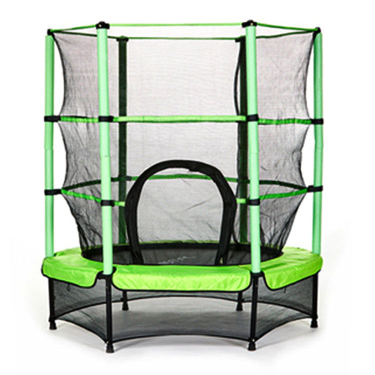 Indoor Fitness Letto salto trampolino per bambini e adulti 1.4*1.4*1.65 M o OEM Size