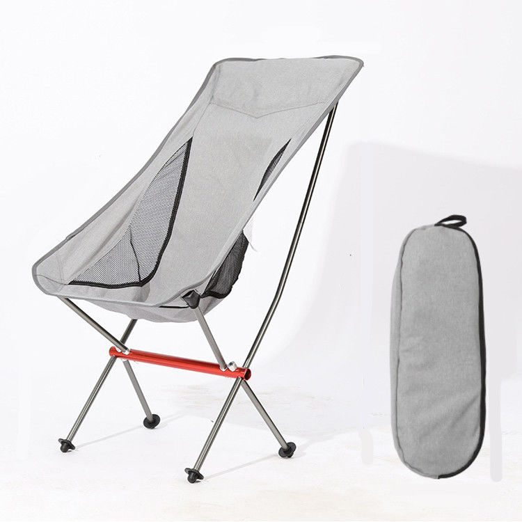Escursioni all'aria aperta Viaggi di alluminio leggero reticolato portatile pieghevole camper Moon Chair